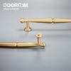 Dooroom Brass Furniture Handles Wardrobe Dresser Cupboard Cabinet Drawer Knob Black Bronze Gold American Pastoral European Pull