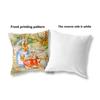 Cute Cartoon Rabbit Printing Series Pattern Pillowcase Square Pillowcase Home Office Decoration Pillowcase