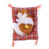 Sleeping Kid SimulationCatPlush Sound Toy Stuffed Doll Home Decoration (Yellow + White)