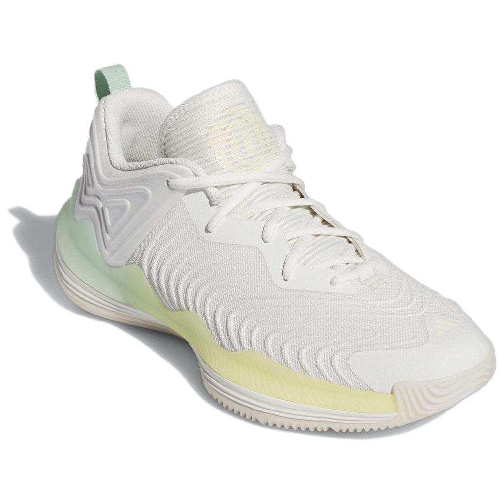 Adidas D Rose Son Of Chi 3 Versatile Fashion Shock Absorption Non-Slip Durable Low-Top Basketball Shoes Men sneaker White IE7804