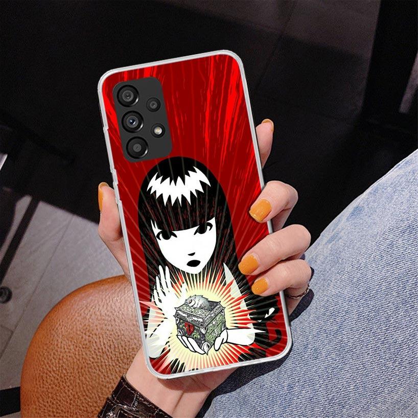 Comics Emily The Strange Phone Case For Samsung Galaxy A17 A16 A15 A14 A13 A57 A56 A55 A54 A53 A37 A36 A35 A34 A33 A26 A25 A24 A