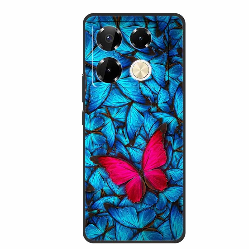 Case For Infinix Note 40 Pro 4G TPU Soft Silicone Back Cover for Infinix Note40 Phone Cases X6850 X6853 Original Colorful Capa