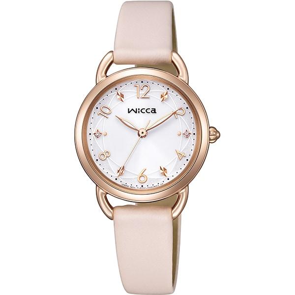 Citizen Women's KP6-065-11 ( Watch Wicca Solar-Tech Basic Model w/Replace Band) Round Watch Gold