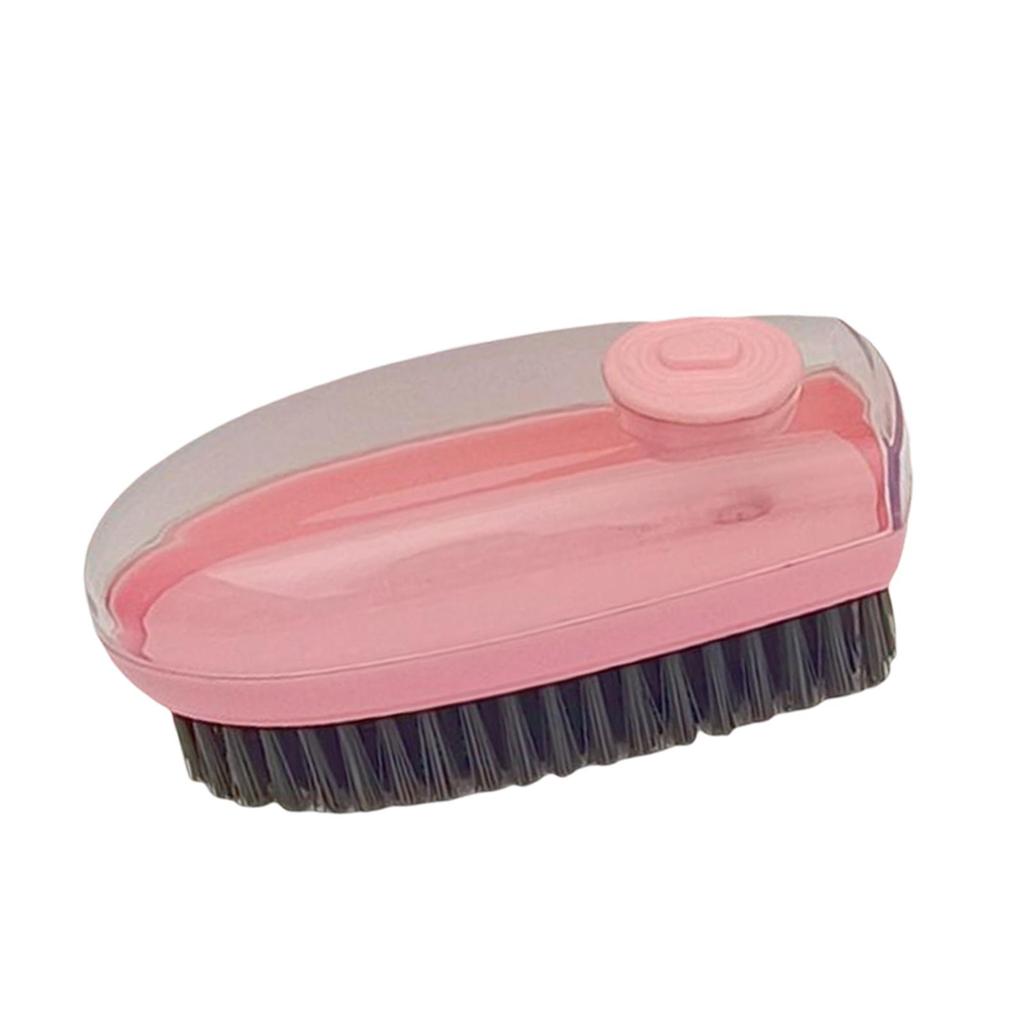 Hydraulic Cleaning Brush Multifunction Soft Washing for Clothes Kitchen Pink