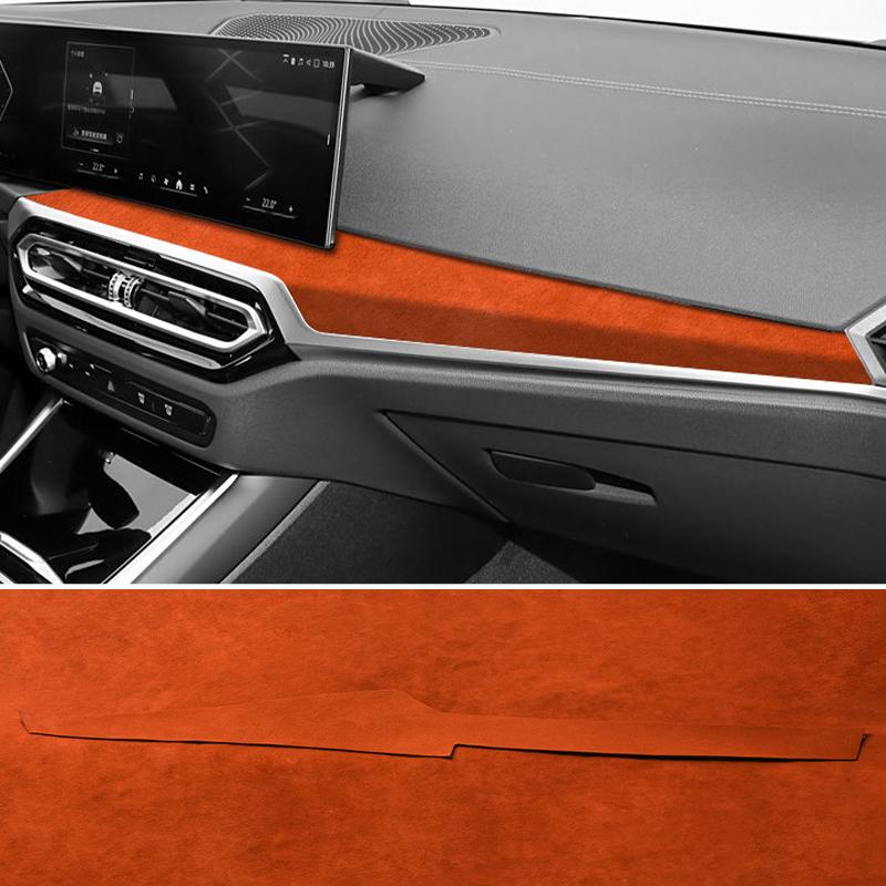 For BMW G42 3er I3 G20 G28 G23 Dashboard Cover trument Panel Trim Stickers Made of Alcantara Car Interior Tuning Accessories