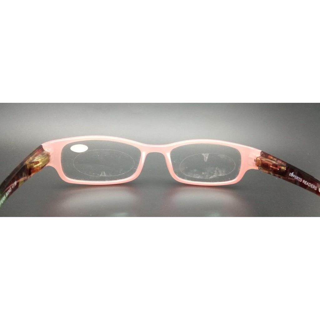 RSINC Halbrand-Rahmen/Brille/Sehbrille, Optisch, Für Männer Und Frauen, PINK 49-16-138 (Lesen -02) (+1,00) SQ-OVLU-E9MM