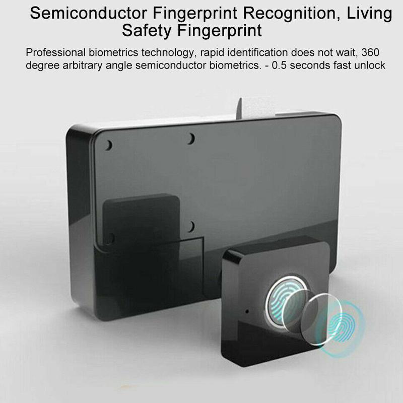 Smart Fingerprint Drawer Lock No Keys Anti-theft Cabinet Locker for Home Office Drawer Box
