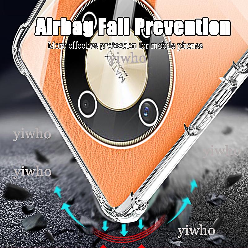 Transparent Phone Case for Honor Honor Magic6 Pro Magic 6 5 Lite Pro Soft TPU Silicon Gel Protective Camera Back Clera Cover