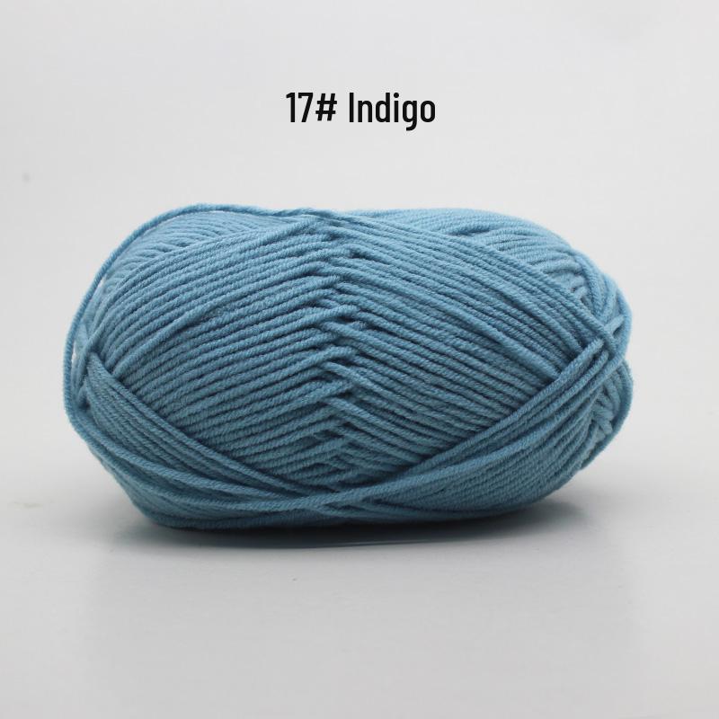 Medium Thick Handmade Cotton Baby Yarn for Knitting, Crochet, and DIY Projects