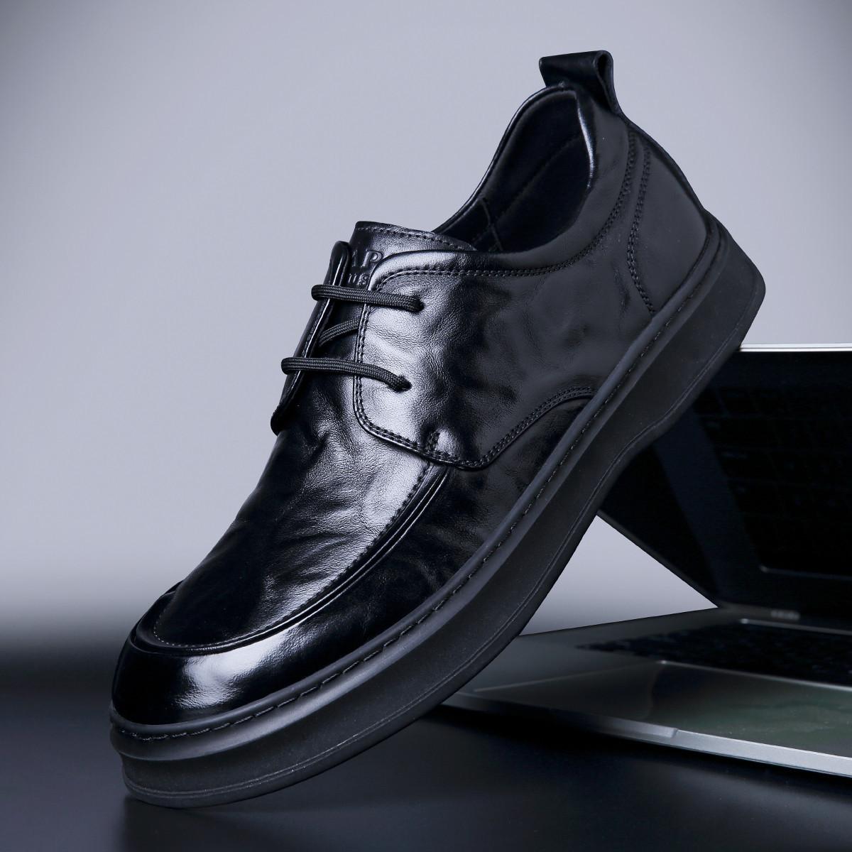 

Осень новая деловая повседневная кожаная обувь высококачественная кожа мужская обувь первый слой коровьей кожи большая голова высококачественная свадебная кожаная обувь тренд 43