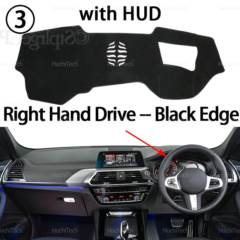 Dashboard Cover Avoid Light Anti-Slip Anti-dirty Mat Pad Sunshade Dashmat Protect for BMW X3 X4 G01 G02 2019-2024 LHD RHD