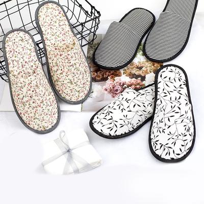 1 Pair Portable Slippers Men Women El Disposable Shoes Unisex Indoor Slippers