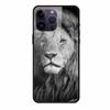 Phone Case for Apple Iphone 15 Pro 15 Plus Tempered Glass Hard Back Cover for Iphone 15 Pro Max Iphone15 Wolf  Lion Funda Capa