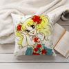 Cartoon Candy Candy Sweet Girl Pillow Case Home Decoration Cushion Cover Suitable For Bedroom Car Office Sofa