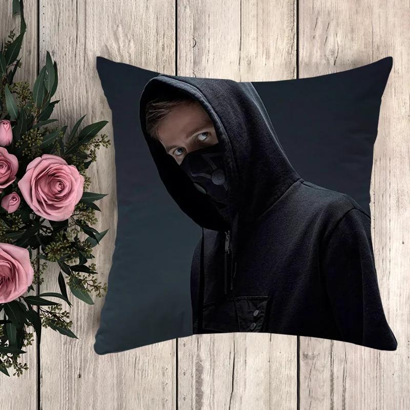 

Pillowcase Alan Walker Cushion Cover Luxury Anime Pillow Cushions Home Decor Throw Pillows Decorative Pillowcases 50x50 Sofa 12x12Inch