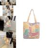 Unique Personalized Commuter Tote Bag For Women In Trendy Colorful Canvas Style