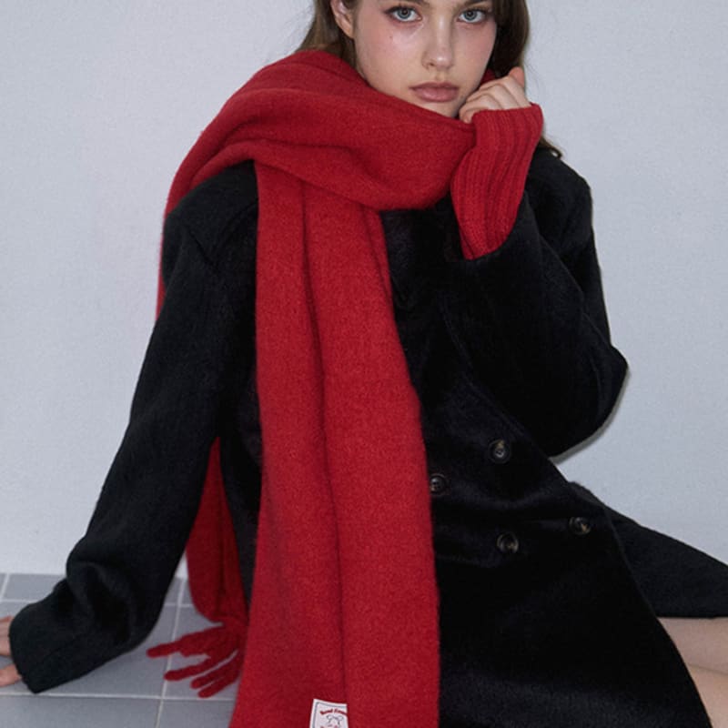 

Rosefrantz Wide Long Muffler [Rose Red] Rose Red_FREE