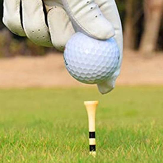 100Pcs Golf Tees Sturdy Unbreakable Wood Professional Golf Ball Stand Training Aid Tool