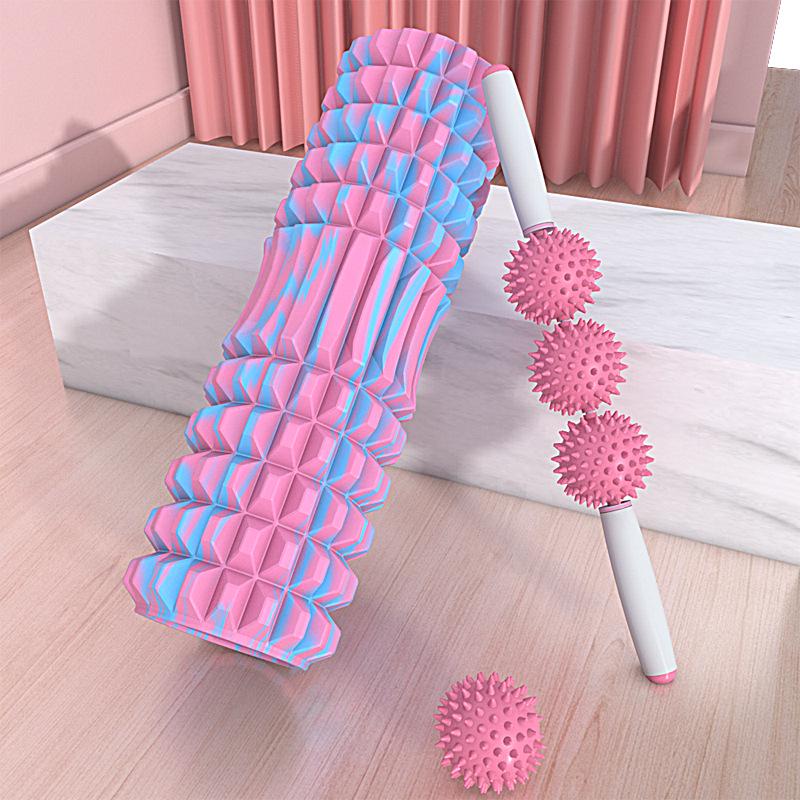 Spiky Crescent Foam Roller & Massager for Calves and Muscles