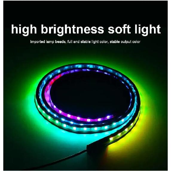 RGB LED Strip Lights for Trucks Operating On 24V an Ambient Lighting Kit for Vehicles Designed for Driving Truck Flashing Light