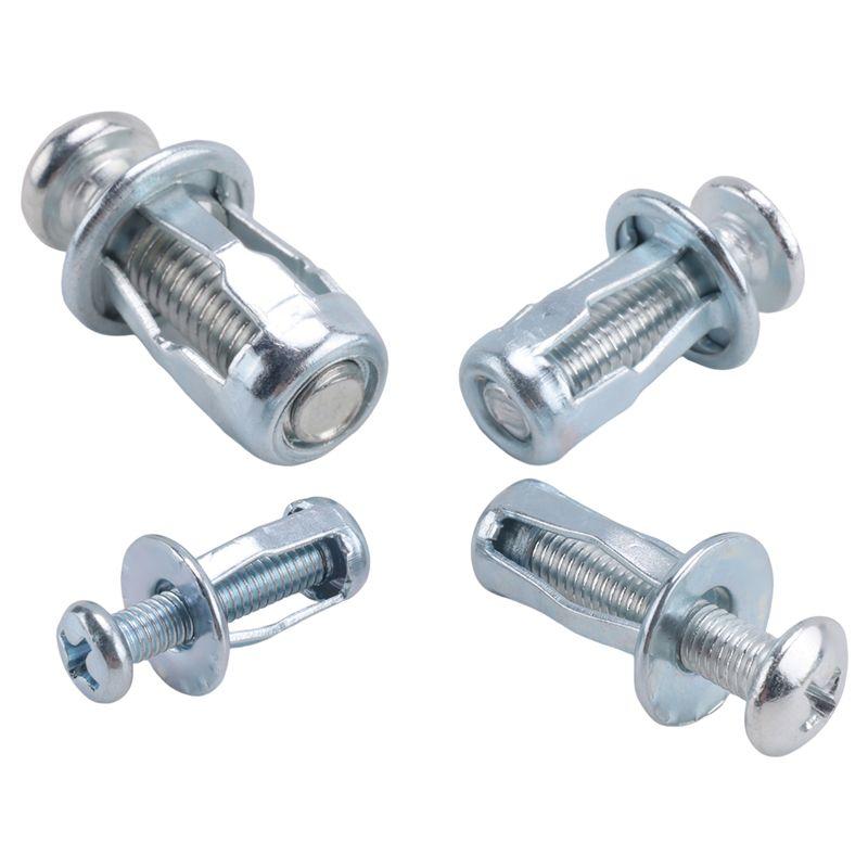 AAAF 20Pcs M 4 M5 M6 M8 Jack Nuts, Carbon Steel Expansion Screw Nut Fasteners For Securing Plate Frame Container Tag