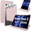 Coque pour Xiaomi Redmi Pad 2 9.7 Pouces 2026, Protection avec Porte-Stylet - Rose