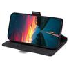 Pro TCL 405/406/408 Ultra tenké PU kožené pouzdro se stojánkem odolné proti pádu s přihrádkou na karty