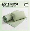 Summer Cooling Ice Vine Bed Mat, Foldable Soft Fabric, for Bedroom, Single Bed, with Pillowcases