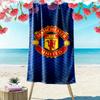 Manchester United F Print Beach Towel, Large Soft Quick Dry Towel for Beach Camping Swimming