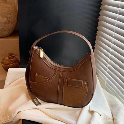Design Underarm Bag Women's New Versatile Casual Saddle Bag Premium Fashion Shoulder Bag