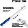 Wrench Extender Tool Bar - 15 inch Ultra Long Wrench Extension with Ergonomic Non-slip Grip, Leverage Saves Effort, Ideal for Garage Repair,