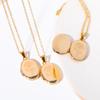 Oval Rose Opening And Closing Photo Frame Photo Box Necklace Diy Can Be Opened Photo Frame Necklace Color Retention
