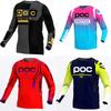 POC Quick Dry Long Sleeve Cycling Jersey Men Women Breathable Top Road Bike Mountain Motocross