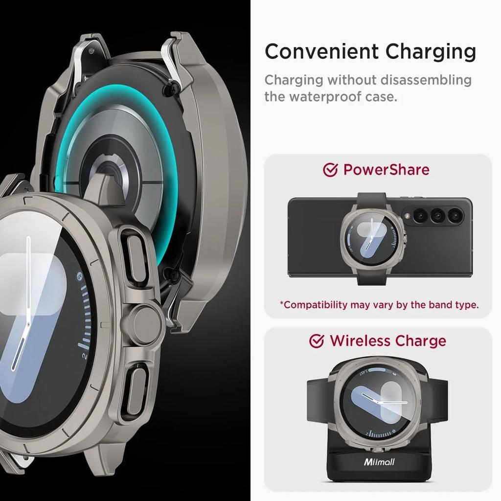 Glass+Case for Samsung Galaxy Watch 7 40mm 44mm Screen Protector Change To Ultra Bumper Cover iWatch Galaxy Watch 7 Accessories