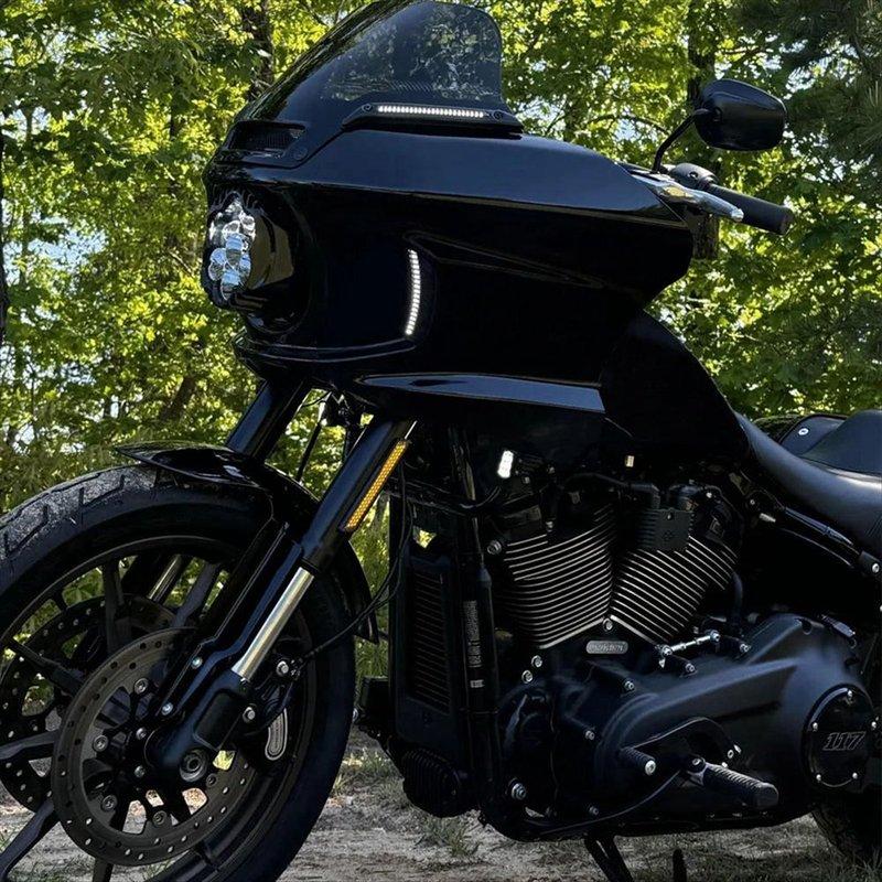 DTC2 Motorcycle Accessory LED Fairing Vent Lights for Harley Softail Low Rider ST FXLRST Low Rider El Diablo FXRST -2024
