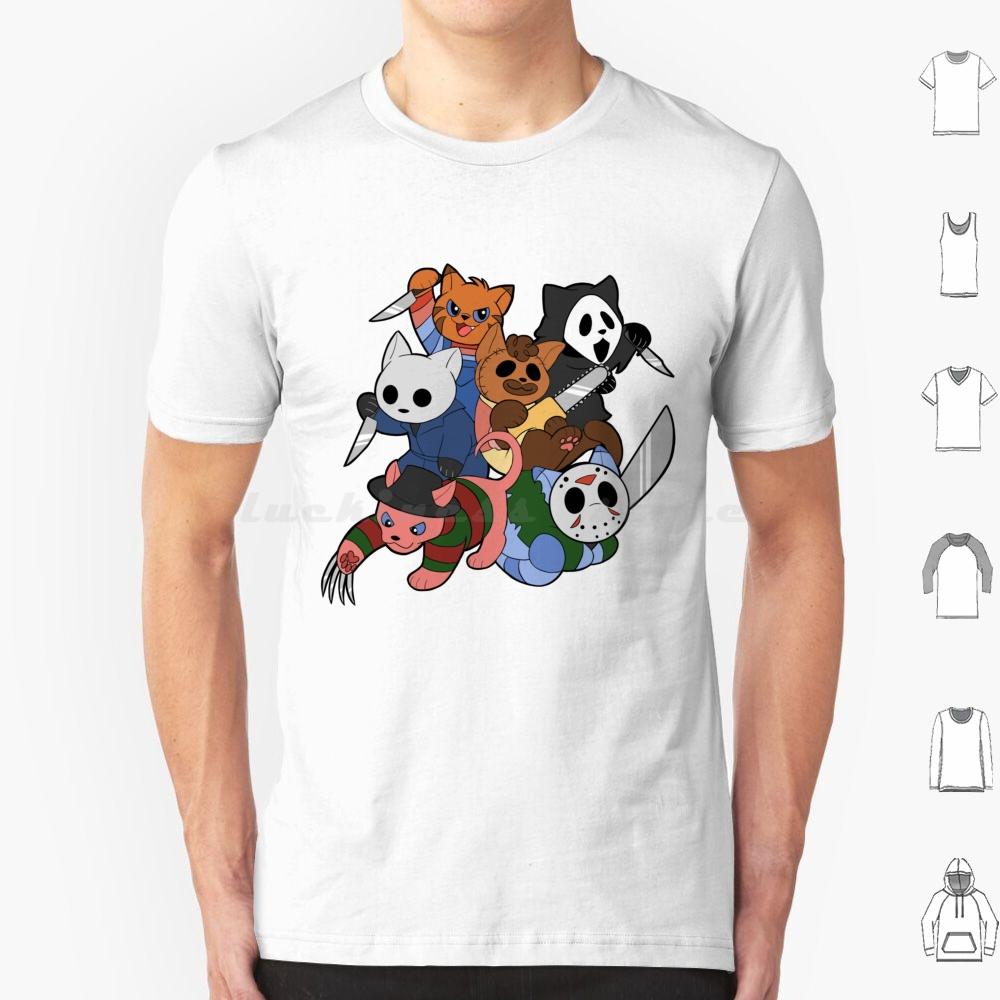 

Slasher Kitties Group Of 6 T Shirt Cotton Men Women DIY Print Slashers Slasher Movies Horror Horror Movies Scary Movies S