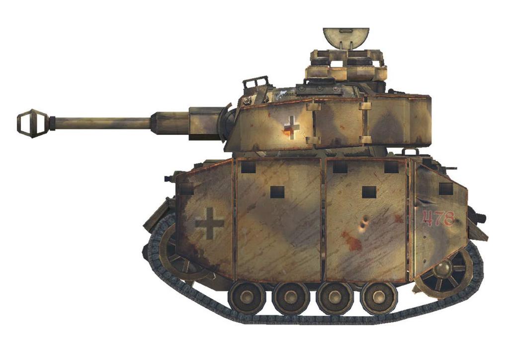 Meng Model World War Toon Series German Medium Tank Panzer IV Pre-Colored Plastic Model Kit MWWT013