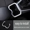 2019 2020 2021 2022 for Toyota RAV4 Car Accessories Interior Center Console Water Cup Holder Frame Cover Trim ( Glossy Chrome Style ABS 1pc