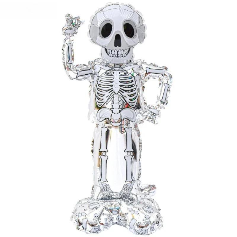 Halloween-Themed Witch Grim Reaper Balloon Set 2026 Festival Party Decor Helium Balloons for Home Room Haunted House Scary Atmosphere Ornament