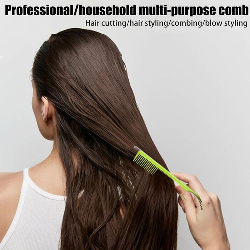 1Pc Barber Hairdressing Combs Graduated Multifunction Hair Detangler Comb Anti-Static Haircare Hairstyling Makeup Stylist