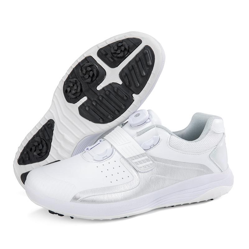 Supply New Women's Casual Indoor Golf Shoes Fashion Running Shoes Men's Rotary Buckle Training Shoes