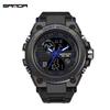 Sanda Men's Multifunctional Dual Display Luminous Waterproof Sports Watch for Teens