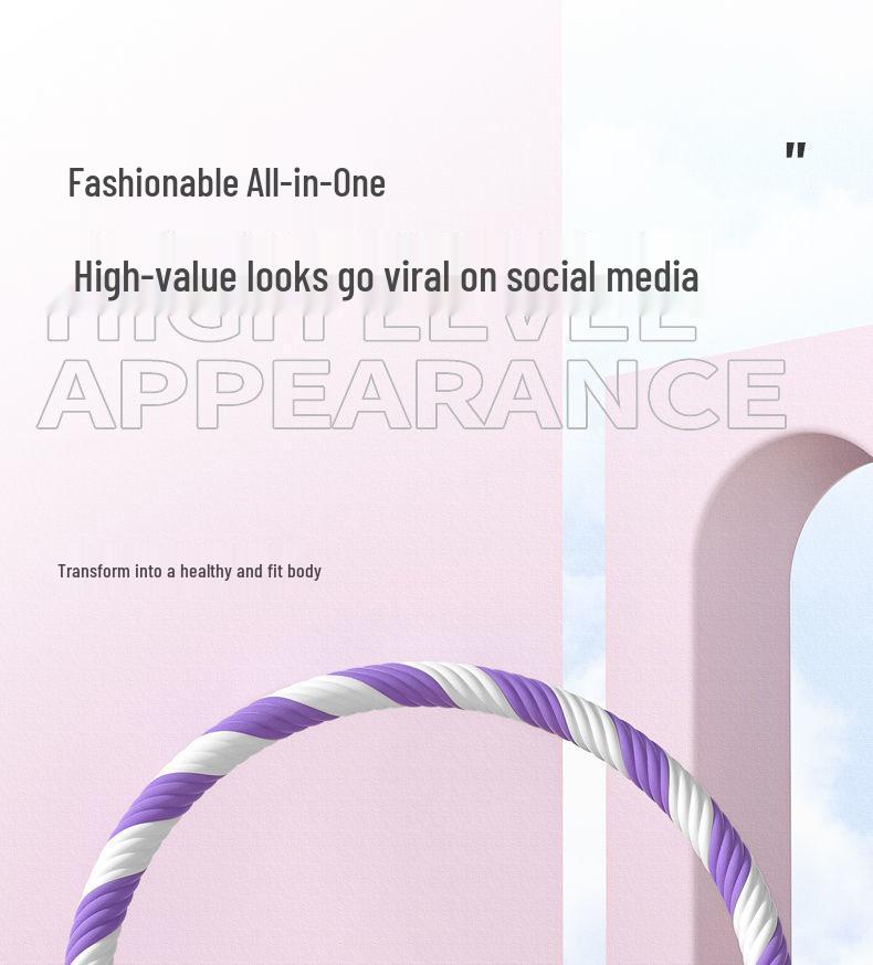 Adult Thickened Hula Hoop for High-Efficiency Fat Burning and Body Sculpting – Slimming Tummy and Waist Sponge, Comfortable for Female Exercise
