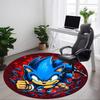 1pc Sonic the Hedgehog Chair Carpet for Office, Indoor Non-Slip Polyester Fiber Carpet, Machine Washable, Durable Construction Yy251205122