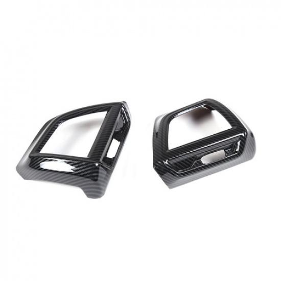 ABS Carbon Fiber Center Console Air Vent Cover Trim For Subaru Forester -23