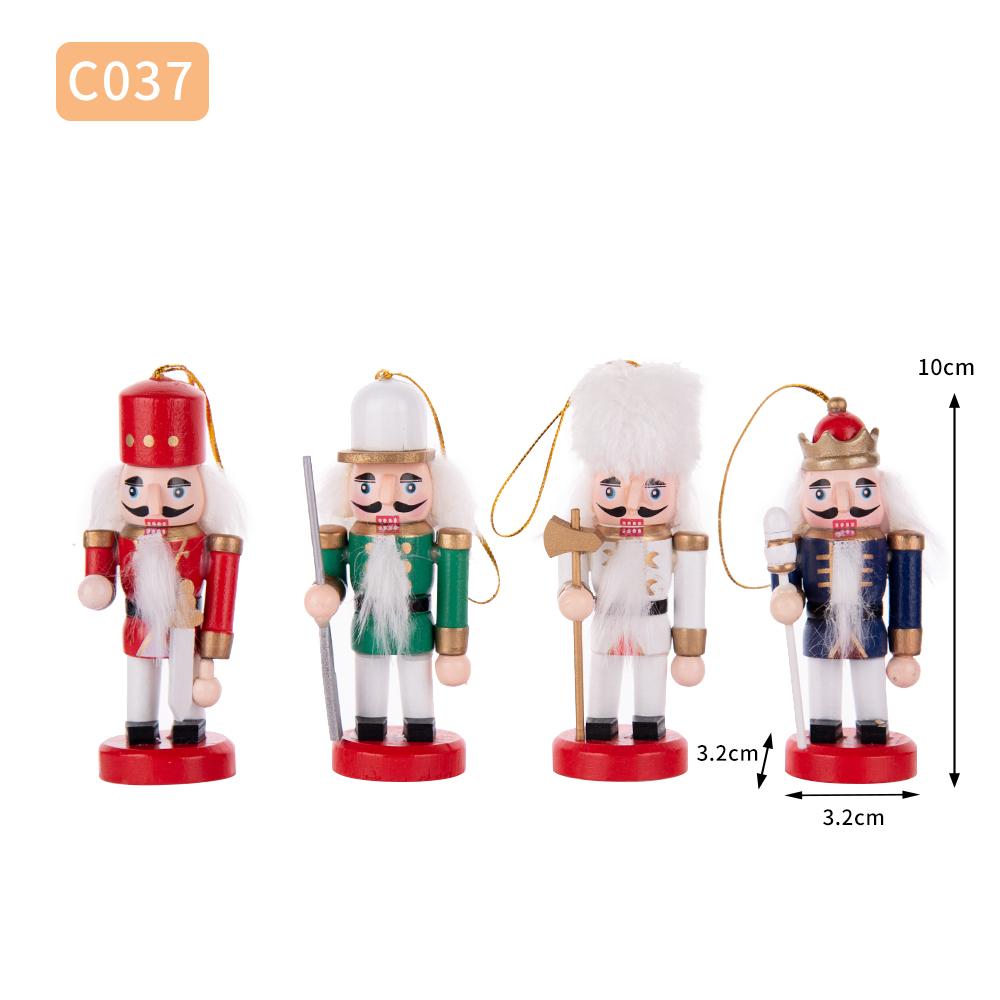 10cm Mini Nutcracker Ornament Set