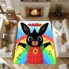 Bunny Customize your name rug, office chair cushion, home bedroom living room gift.