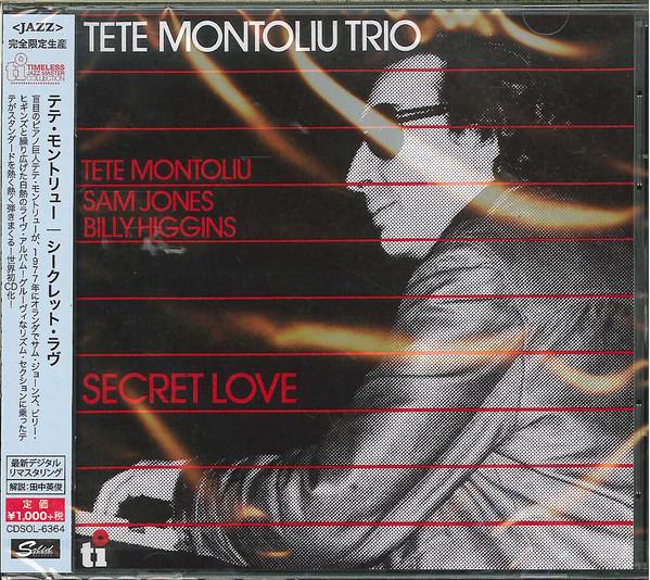 CD ТЕТЕ МОНТОЛИУ  Secret Love CDSOL6364 TIMELESS RECORD 2015 Япония Джаз Б/у