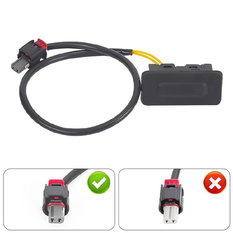 Vehicle Tailgate Release Button Replacement Simple Plugs & Play Setup Tailgate Actuator Switches Replaces 85877553 for Car