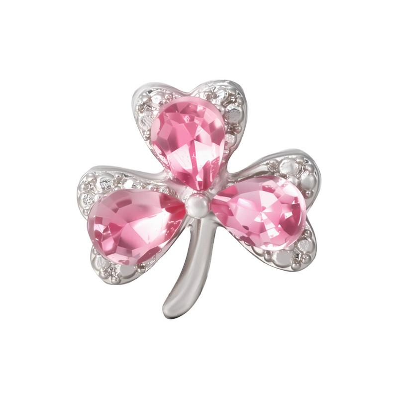 New Fashion Pink Heart Butterfly Starfish Bow 3D Crystal Charm Beads Accessories DIY Making Ring Necklace Bracelet Shiny Jewelry
